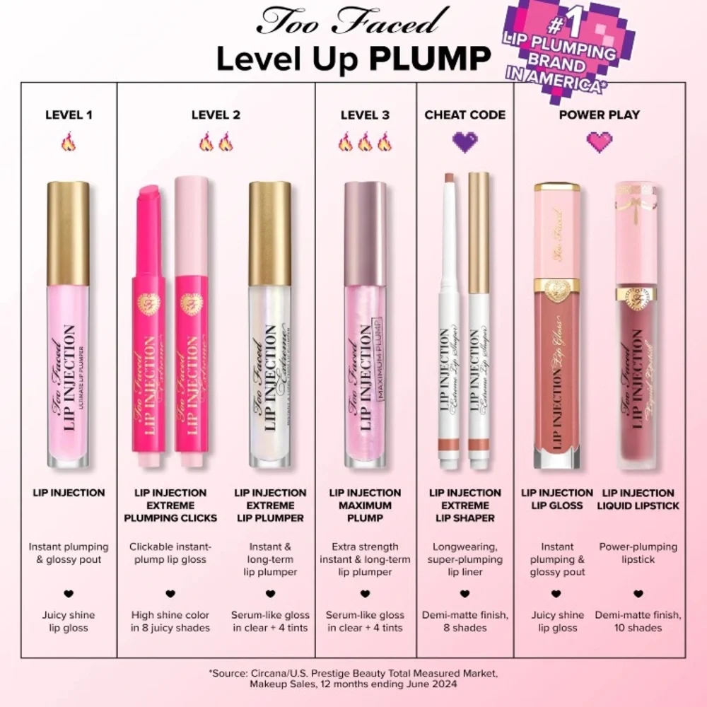 Too Faced love color